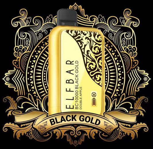 BUY ONE GET ONE FREE ELF BAR BC10000 BLACK GOLD - My Store