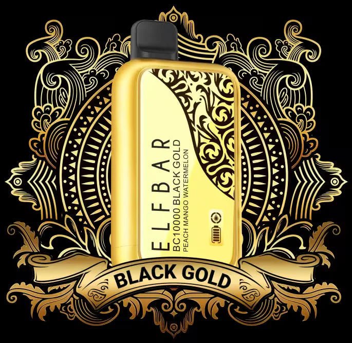 BUY ONE GET ONE FREE ELF BAR BC10000 BLACK GOLD - My Store