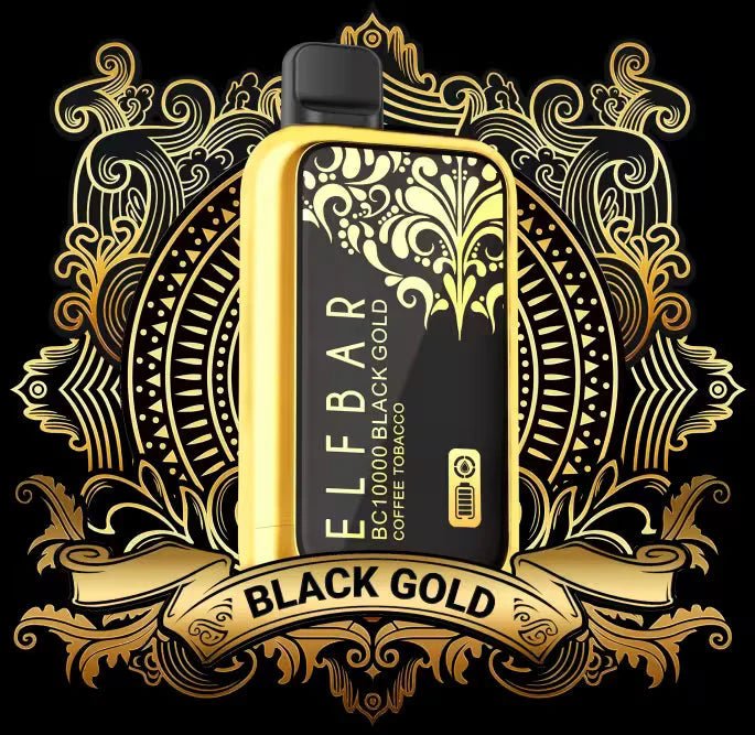 BUY ONE GET ONE FREE ELF BAR BC10000 BLACK GOLD - My Store