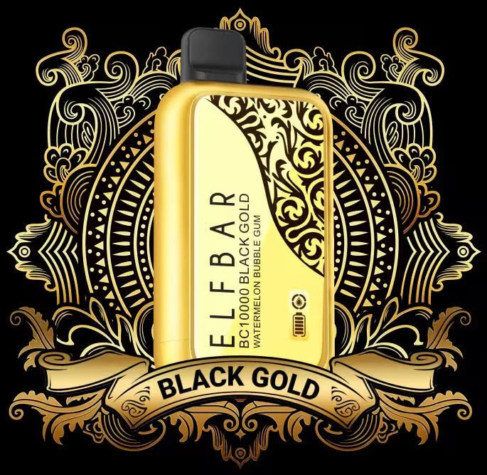 BUY ONE GET ONE FREE ELF BAR BC10000 BLACK GOLD - My Store