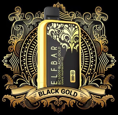 BUY ONE GET ONE FREE ELF BAR BC10000 BLACK GOLD - My Store